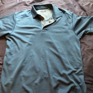 Men’s Bolle golf shirt blue large